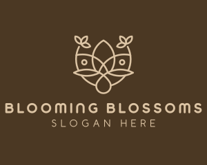 Minimalist Flower Boutique  logo design