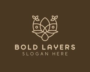 Minimalist Flower Boutique  logo design