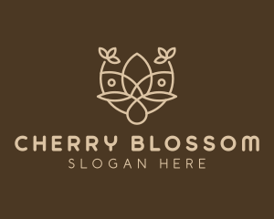 Minimalist Flower Boutique  logo design