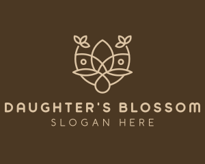 Minimalist Flower Boutique  logo design