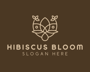 Minimalist Flower Boutique  logo design