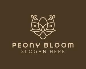 Minimalist Flower Boutique  logo design