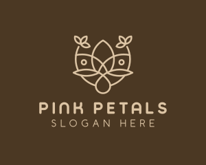 Minimalist Flower Boutique  logo design