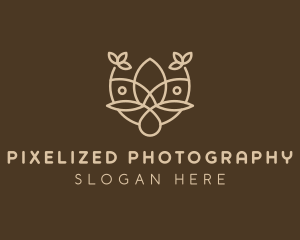 Minimalist Flower Boutique  logo design