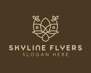 Minimalist Flower Boutique  logo design