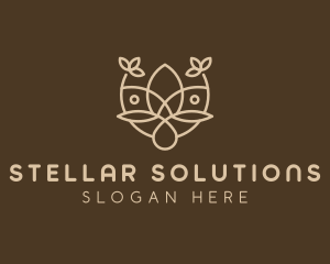 Minimalist Flower Boutique  logo design