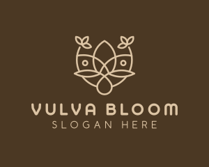 Minimalist Flower Boutique  logo design