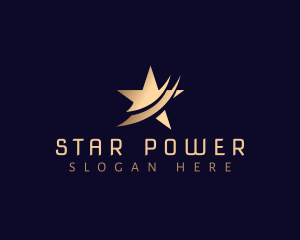 Star Swoosh Astrology  logo design