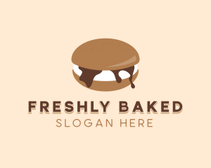 Tiramisu Biscuit Dessert logo design