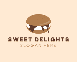 Tiramisu Biscuit Dessert logo design