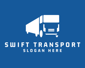 Truck Vehicle Transportation logo design
