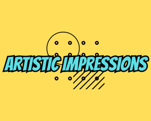 Playful Pop Art Comics logo design