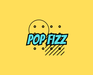 Playful Pop Art Comics logo design