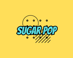 Playful Pop Art Comics logo design