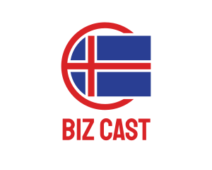 Circle Iceland Flag Logo