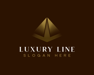 Consultant Luxury Pyramid logo design