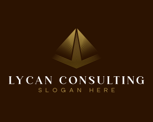 Consultant Luxury Pyramid logo design