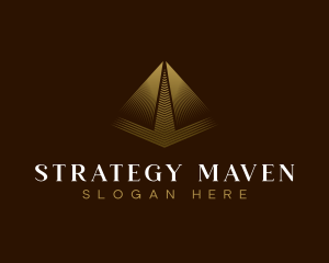 Consultant Luxury Pyramid logo design