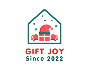 Christmas Gift House  logo design