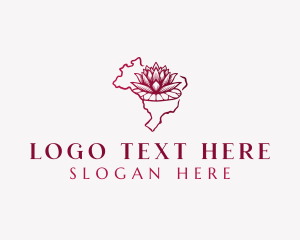 Brazil Water Lily Bloom logo