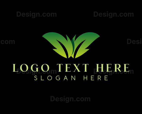 Leaf Plant Gardening Logo