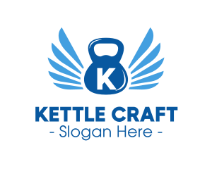 Gym Kettlebell Wings logo