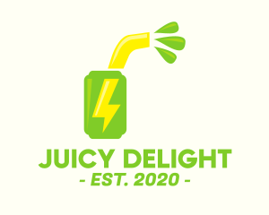 Juicy Energy Drink logo design