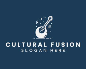 Traditional Cultural Instrument logo design