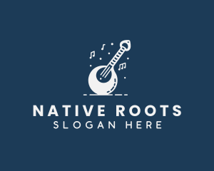 Traditional Cultural Instrument logo design