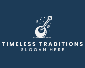 Traditional Cultural Instrument logo design