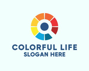 Colorful Search Engine logo design