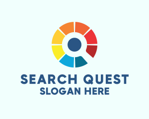 Colorful Search Engine logo design