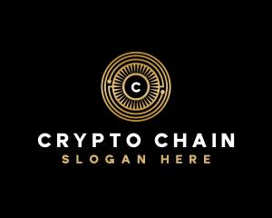 Crypto Digital Coin logo design