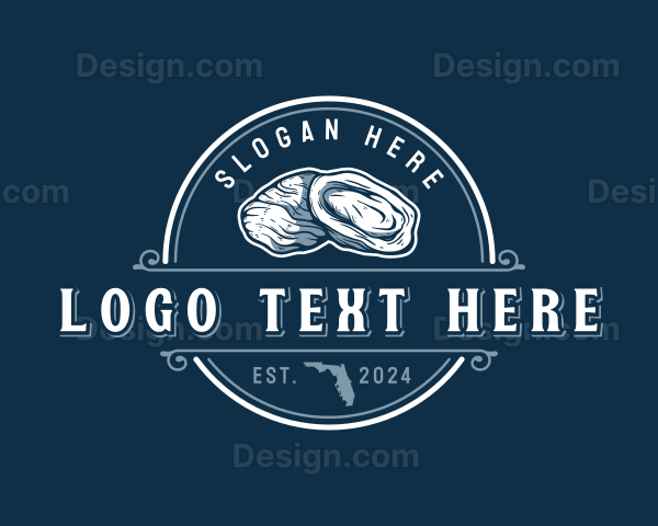 Florida Seafood Oyster Logo