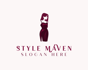 Fashion Woman Dress logo design