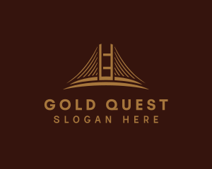 Gold Bridge Infrastructure logo design