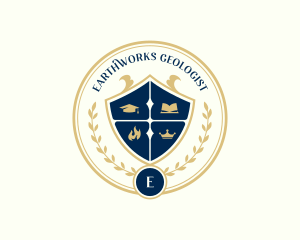 University School Academy logo design