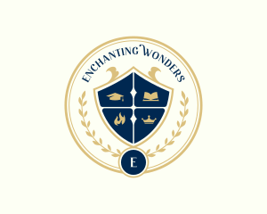 University School Academy logo design