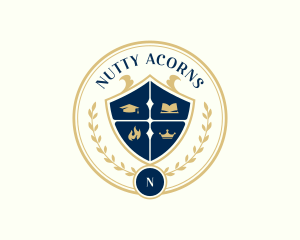 University School Academy logo design