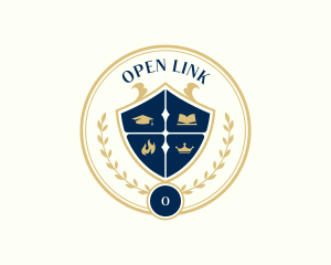 University School Academy logo design