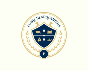 University School Academy logo design