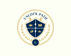 University School Academy logo design