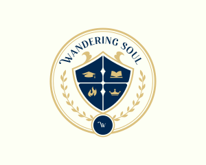 University School Academy logo design