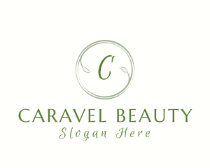 Natural Ornamental Leaf logo design