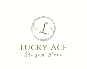 Natural Ornamental Leaf logo design