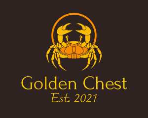 Golden King Crab  logo design