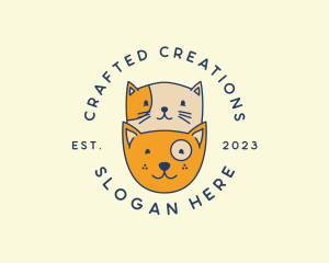 Cat Dog Pet Clinic logo design