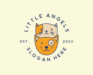 Cat Dog Pet Clinic logo design