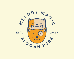 Cat Dog Pet Clinic logo design