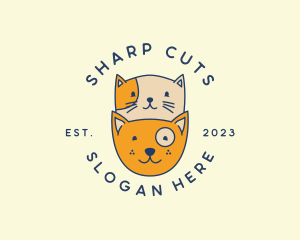 Cat Dog Pet Clinic logo design